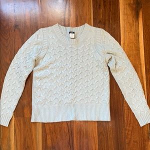 Women’s Blue Cable Knit J. Crew Sweater (S)